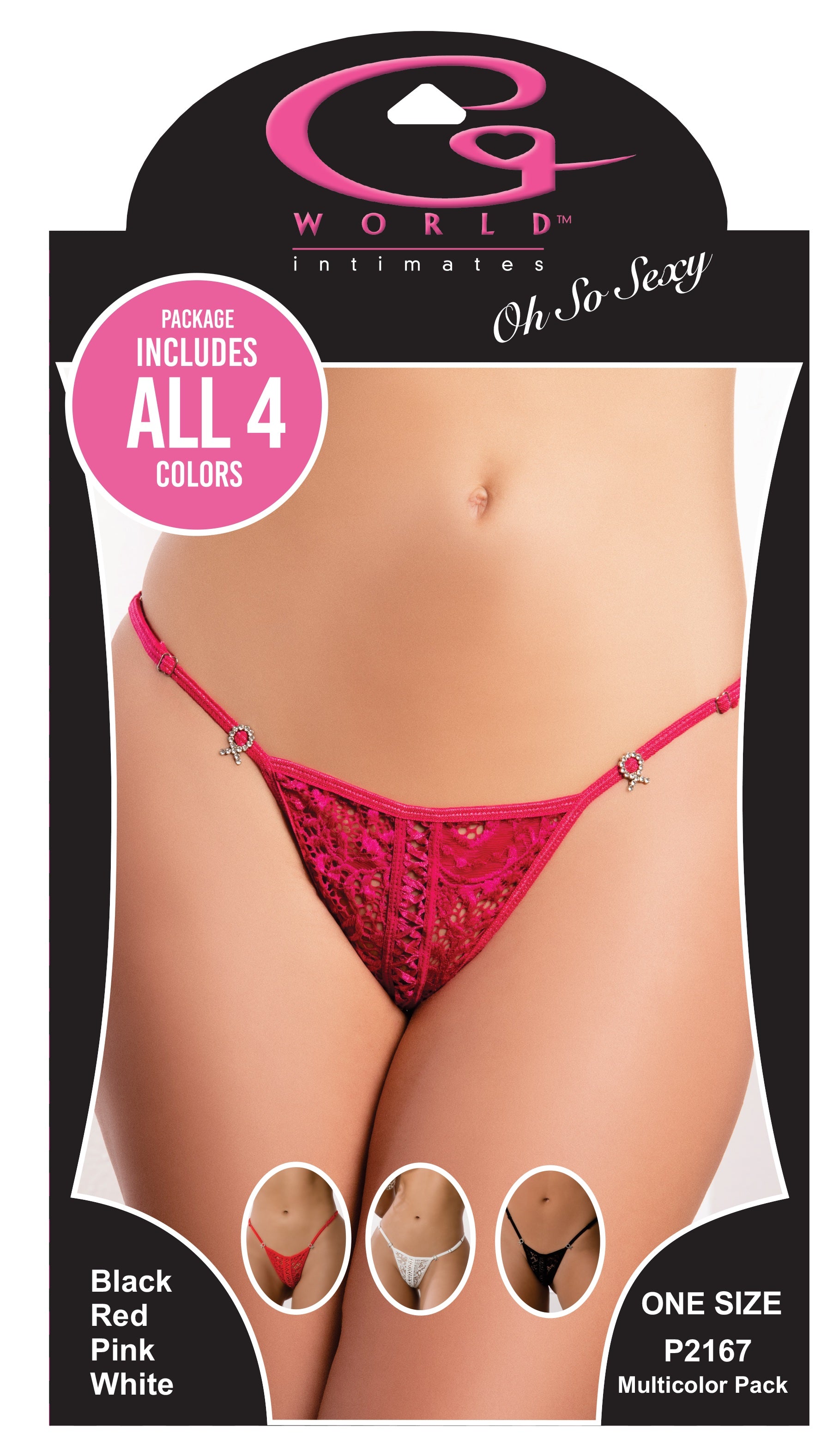 Pack Of Four Panties - P2167 Multicolor